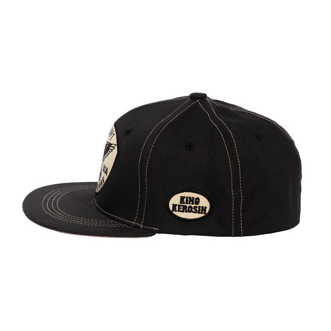 King Kerosin Highway Trucker Cap Black - FREE UK Shipping, FREE 365 Day Returns | Moto Central