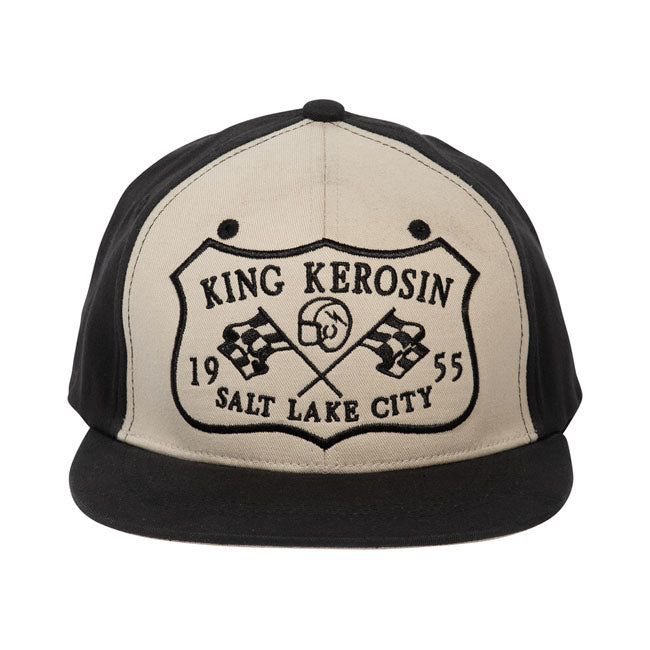 King Kerosin Salt Lake City Trucker Cap Black / Off White