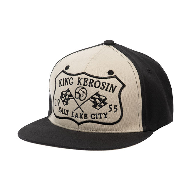 King Kerosin Salt Lake City Trucker Cap Black / Off White