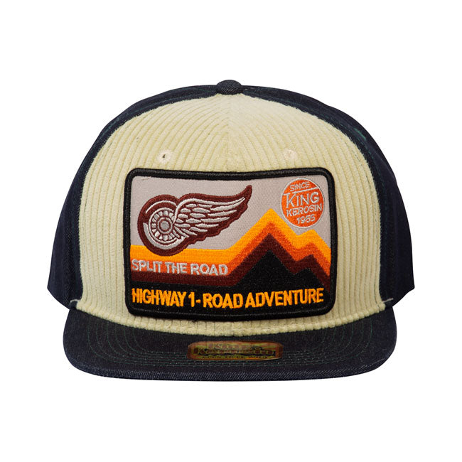 King Kerosin Road Adventure Trucker Cap Black / Beige