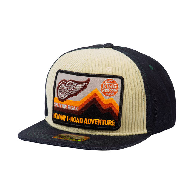 King Kerosin Road Adventure Trucker Cap Black / Beige