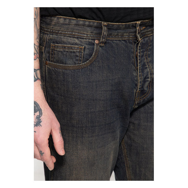 King Kerosin Scott Jeans Washed Blue