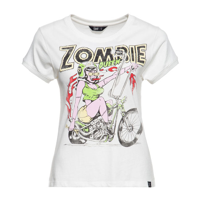 King Kerosin Queen Kerosin Zombie Ladies T-Shirt Off White