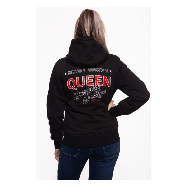 King Kerosin Queen Kerosin Queen Speed Garage Ladies Hoodie Black