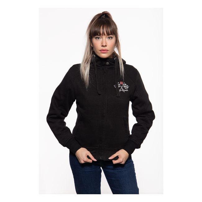 King Kerosin Queen Kerosin Queen Speed Garage Ladies Hoodie Black