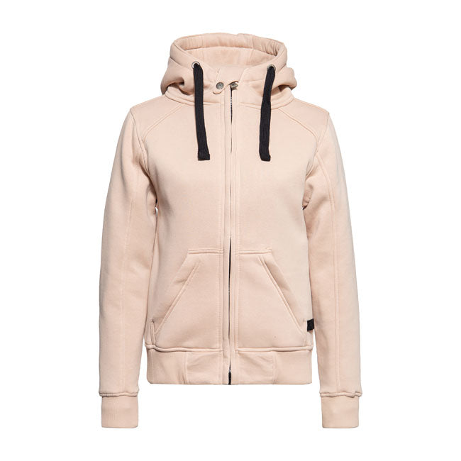 King Kerosin Queen Kerosin Qk Heart Blanko Ladies Hoodie Beige