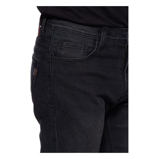 King Kerosin Motogear Jeans Black - FREE UK Shipping, FREE 365 Day Returns | Moto Central