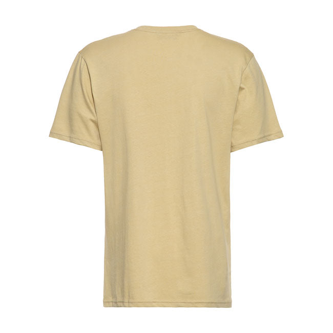 King Kerosin Rock'N Summer T-Shirt Pale Olive - FREE UK Shipping, FREE 365 Day Returns | Moto Central