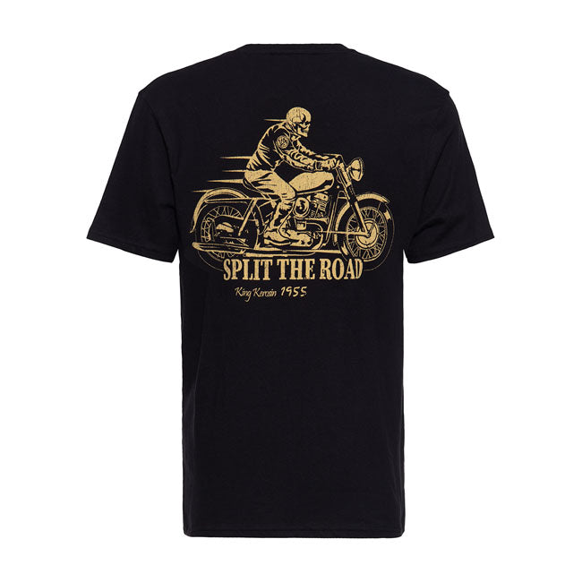 King Kerosin Ghost Rider T-Shirt Black - FREE UK Shipping, FREE 365 Day Returns | Moto Central