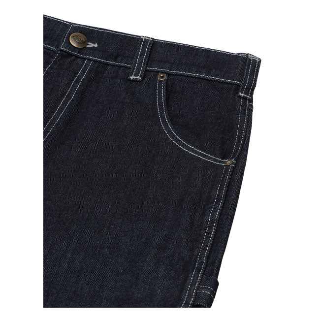 Dickies Garyville Carpenter Jeans Rinsed - FREE UK Shipping, FREE 365 Day Returns | Moto Central