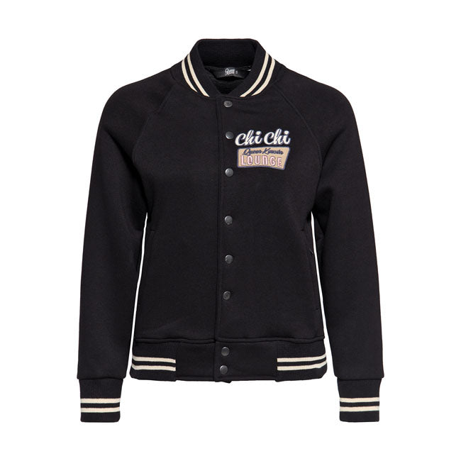 King Kerosin Queen Kerosin Chi-Chi College Ladies Jacket Black