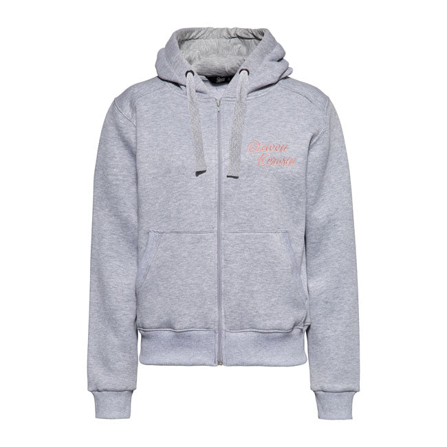 King Kerosin Queen Kerosin Daddy's Little Girl Ladies Hoodie Grey Melange