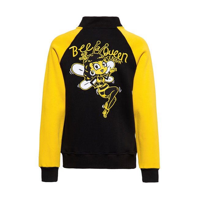 King Kerosin Queen Kerosin Bee Queen College Ladies Jacket Black / Yellow