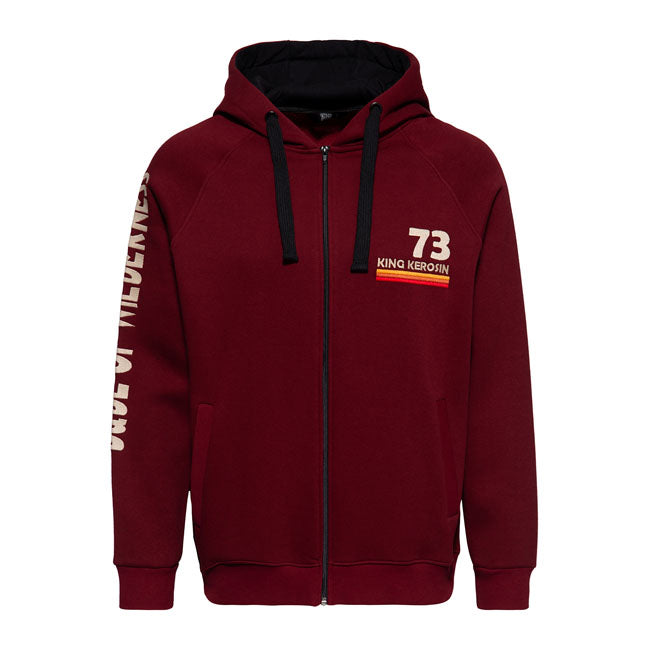 King Kerosin Wilderniss Hoodie Bordeaux