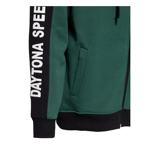 King Kerosin Speedway Hoodie Smoke Green / Black - FREE UK Shipping, FREE 365 Day Returns | Moto Central