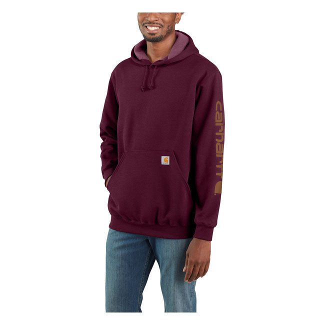 Carhartt Signature Logo Hoodie Port