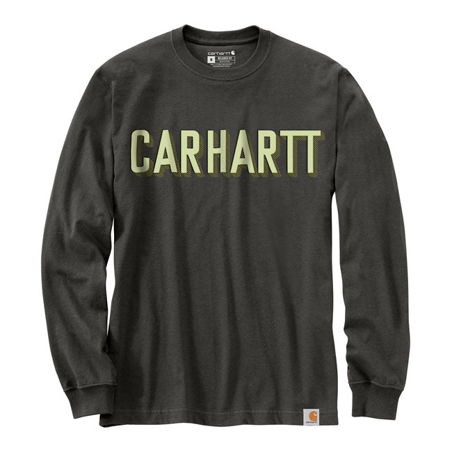 Carhartt Graphic Logo Long Sleeves T-Shirt Peat