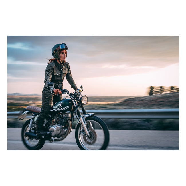 ByCity Black Hawk Ladies Overall Green - FREE UK Shipping, FREE 365 Day Returns | Moto Central