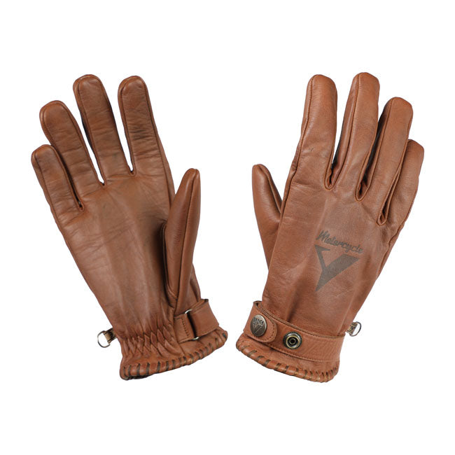 ByCity Iconic Gloves Brown  - FREE UK Delivery - Moto Central