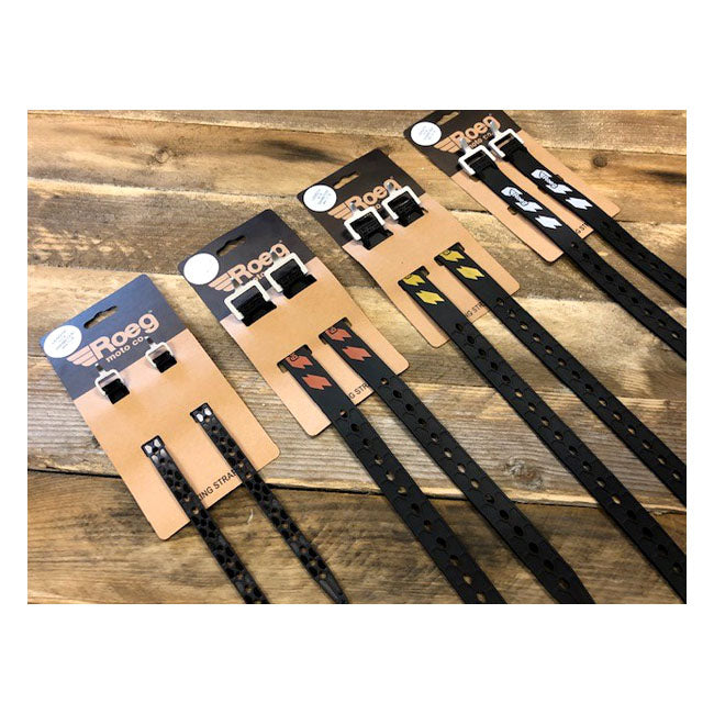 Roeg Straps Black / Green - FREE UK Shipping, FREE 365 Day Returns | Moto Central