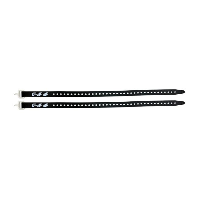 Roeg Straps Black / White - FREE UK Shipping, FREE 365 Day Returns | Moto Central