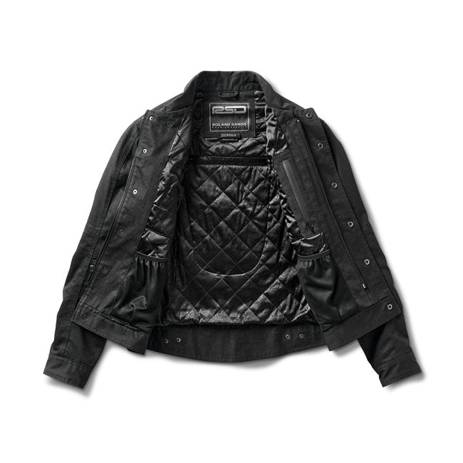 Roland Sands Design Dawson Jacket Waxed Black - FREE UK Shipping, FREE 365 Day Returns | Moto Central