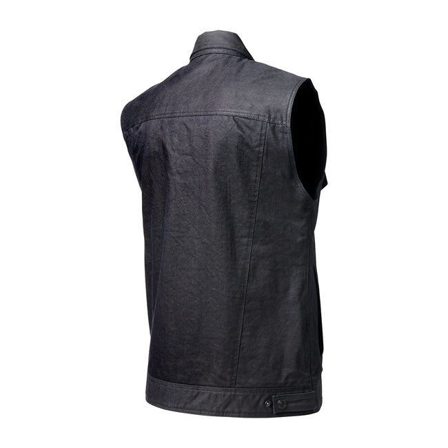 Roland Sands Design Stanley Vest Waxed Black - FREE UK Shipping, FREE 365 Day Returns | Moto Central