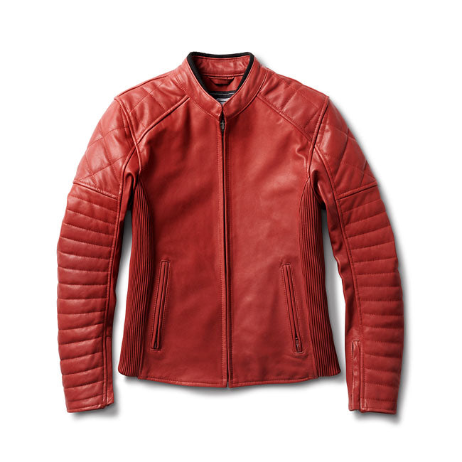 Roland Sands Design Maywood Ladies Jacket Maraschino - FREE UK Shipping, FREE 365 Day Returns | Moto Central