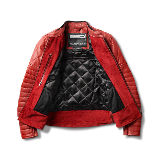 Roland Sands Design Maywood Ladies Jacket Maraschino - FREE UK Shipping, FREE 365 Day Returns | Moto Central