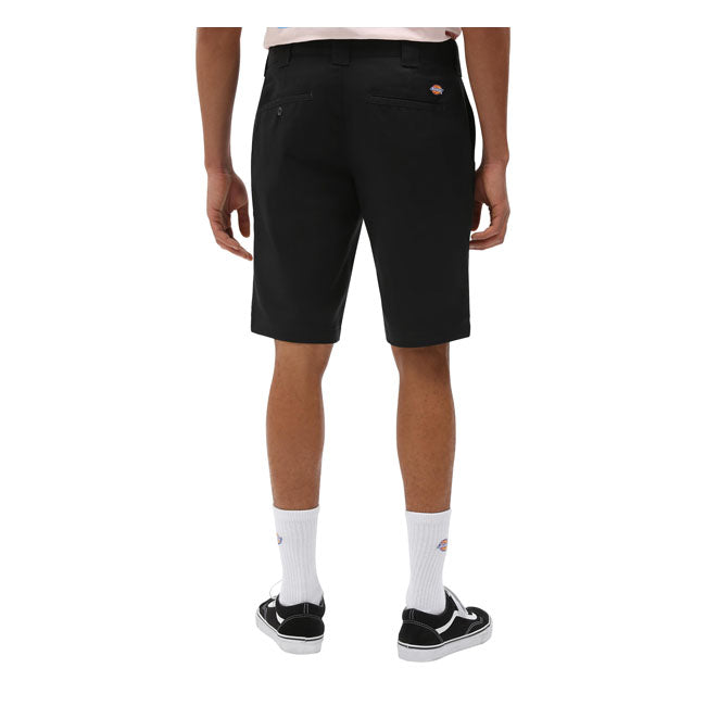 Dickies Slim Fit Shorts Black - FREE UK Shipping, FREE 365 Day Returns | Moto Central