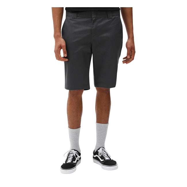 Dickies Slim Fit Shorts Charcoal Grey - FREE UK Shipping, FREE 365 Day Returns | Moto Central