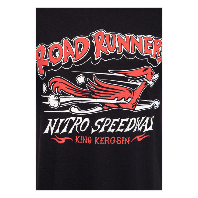 King Kerosin Roadrunner T-Shirt Black - FREE UK Shipping, FREE 365 Day Returns | Moto Central