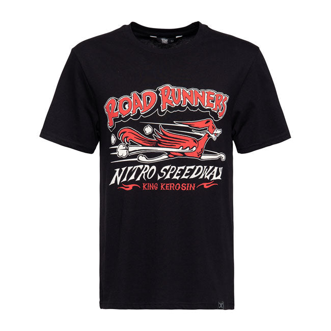 King Kerosin Roadrunner T-Shirt Black - FREE UK Shipping, FREE 365 Day Returns | Moto Central