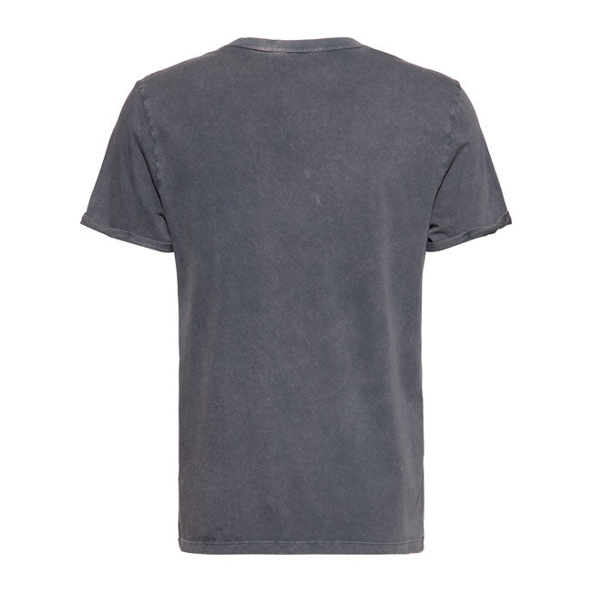 King Kerosin Speedshop T-Shirt Steel Grey - FREE UK Shipping, FREE 365 Day Returns | Moto Central