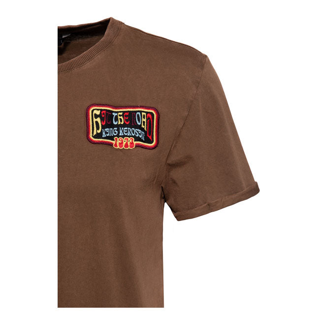 King Kerosin Hit The Road Jack T-Shirt Dark Brown