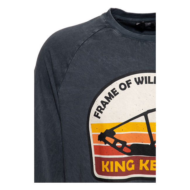 King Kerosin Frame Long Sleeves T-Shirt Black