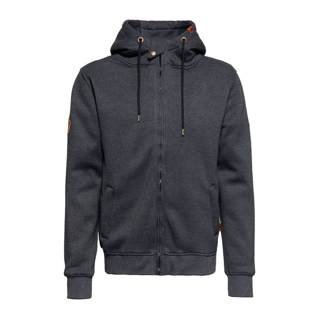 King Kerosin Blanko Adventure Gear Hoodie Grey Melange