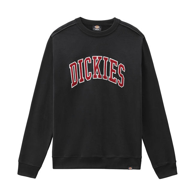 Dickies Aitkin Sweatshirt Black - FREE UK Shipping, FREE 365 Day Returns | Moto Central