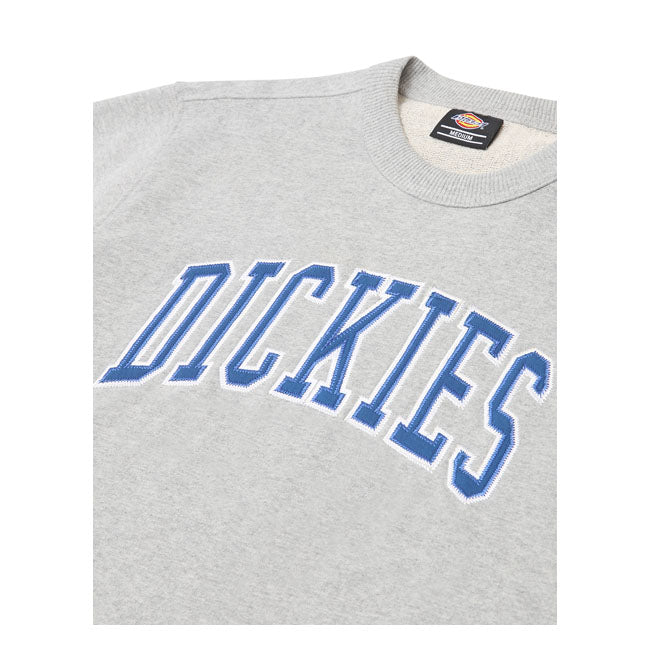 Dickies Aitkin Sweatshirt Grey Melange - FREE UK Shipping, FREE 365 Day Returns | Moto Central