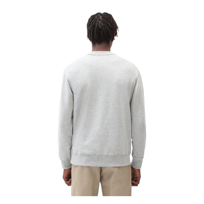 Dickies Aitkin Sweatshirt Grey Melange - FREE UK Shipping, FREE 365 Day Returns | Moto Central