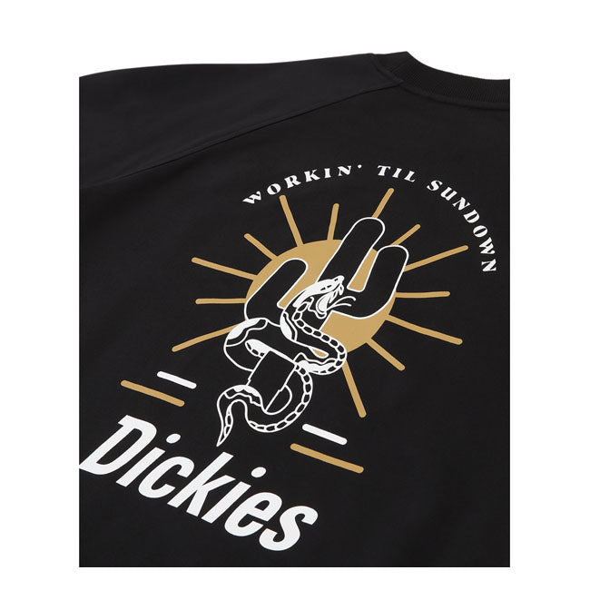 Dickies Bettles Sweatshirt Black - FREE UK Shipping, FREE 365 Day Returns | Moto Central