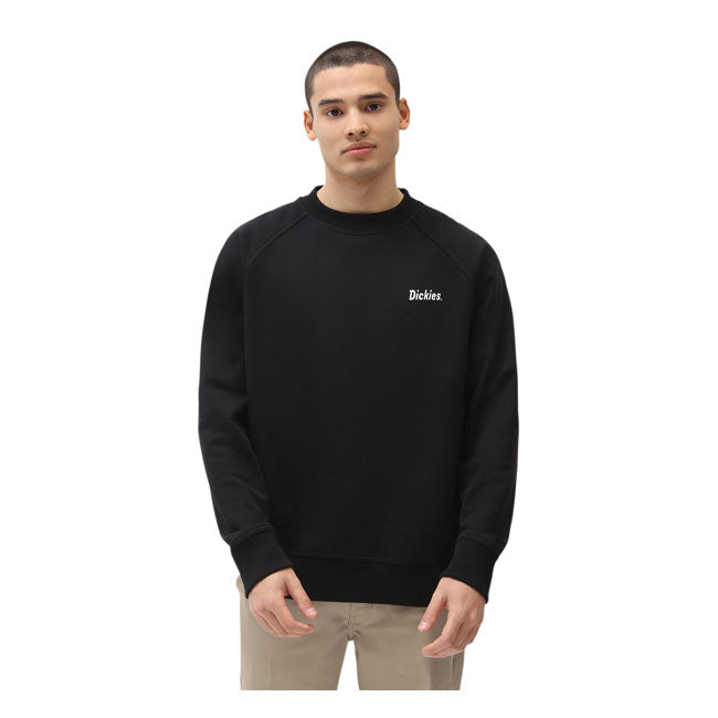 Dickies Bettles Sweatshirt Black - FREE UK Shipping, FREE 365 Day Returns | Moto Central