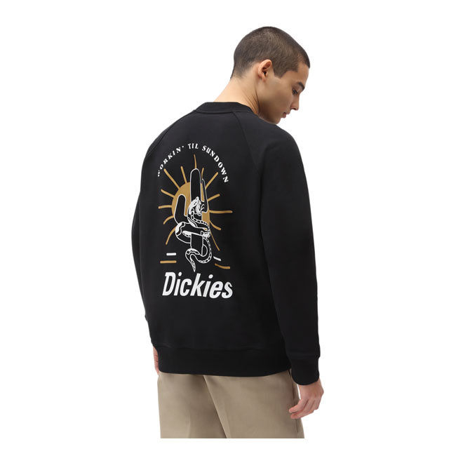 Dickies Bettles Sweatshirt Black - FREE UK Shipping, FREE 365 Day Returns | Moto Central