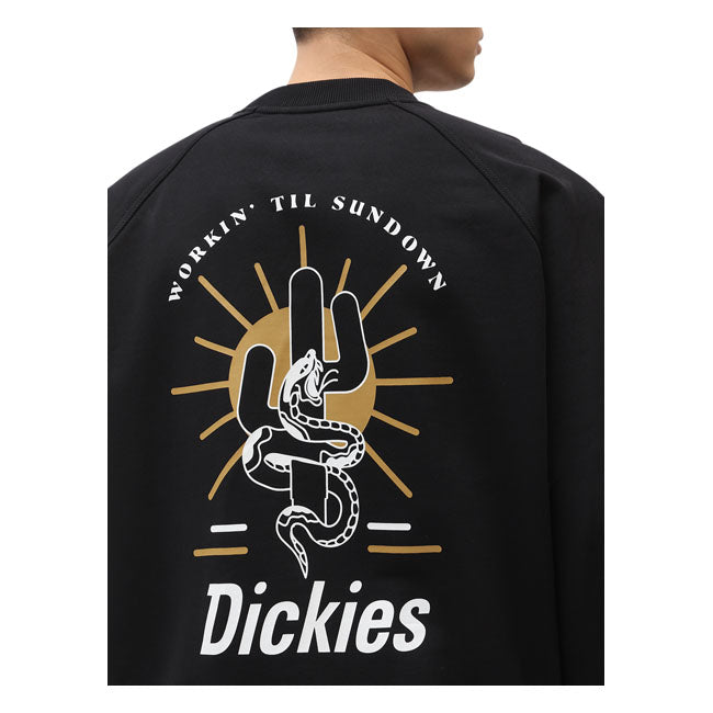 Dickies Bettles Sweatshirt Black - FREE UK Shipping, FREE 365 Day Returns | Moto Central