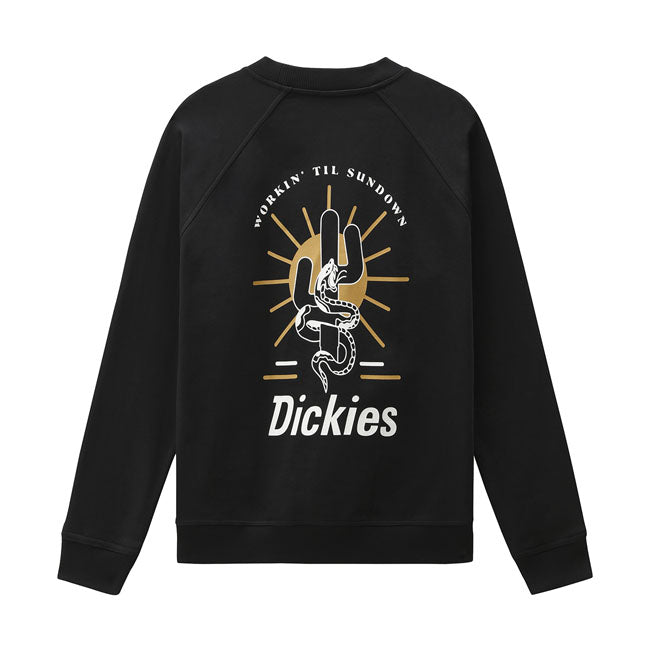 Dickies Bettles Sweatshirt Black - FREE UK Shipping, FREE 365 Day Returns | Moto Central