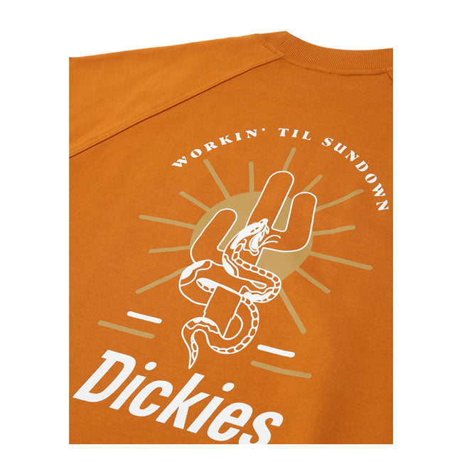 Dickies Bettles Sweatshirt Pumpkin Spice - FREE UK Shipping, FREE 365 Day Returns | Moto Central