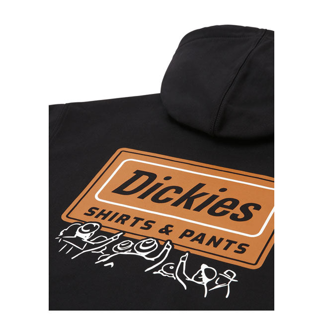 Dickies Harrison Hoodie Black - FREE UK Shipping, FREE 365 Day Returns | Moto Central