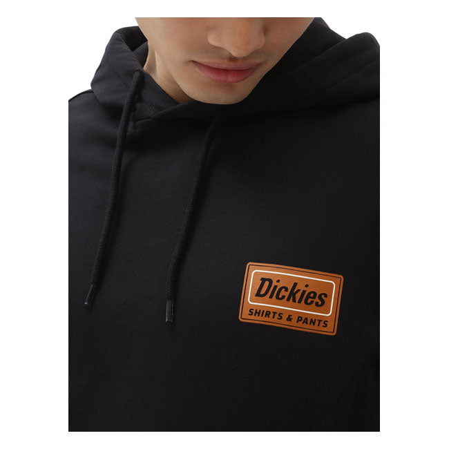 Dickies Harrison Hoodie Black - FREE UK Shipping, FREE 365 Day Returns | Moto Central