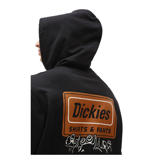 Dickies Harrison Hoodie Black - FREE UK Shipping, FREE 365 Day Returns | Moto Central