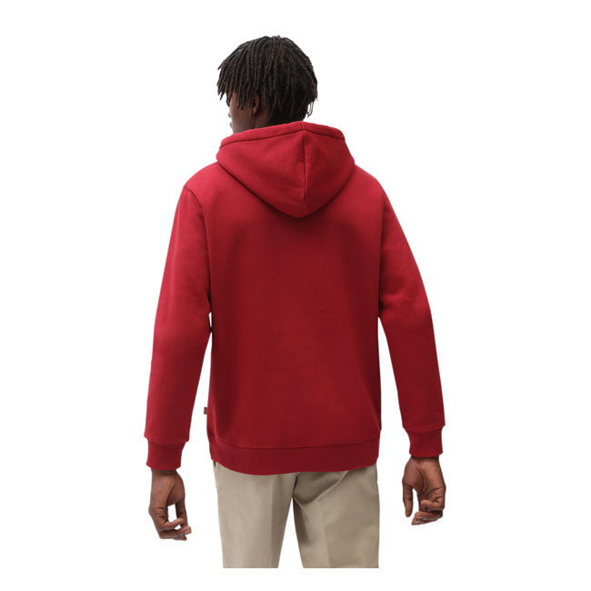 Dickies Icon Logo Hoodie Biking Red - FREE UK Shipping, FREE 365 Day Returns | Moto Central